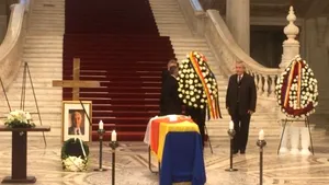 Seniorul liberal Radu Câmpeanu a fost înmormântat cu onoruri militare - VIDEO