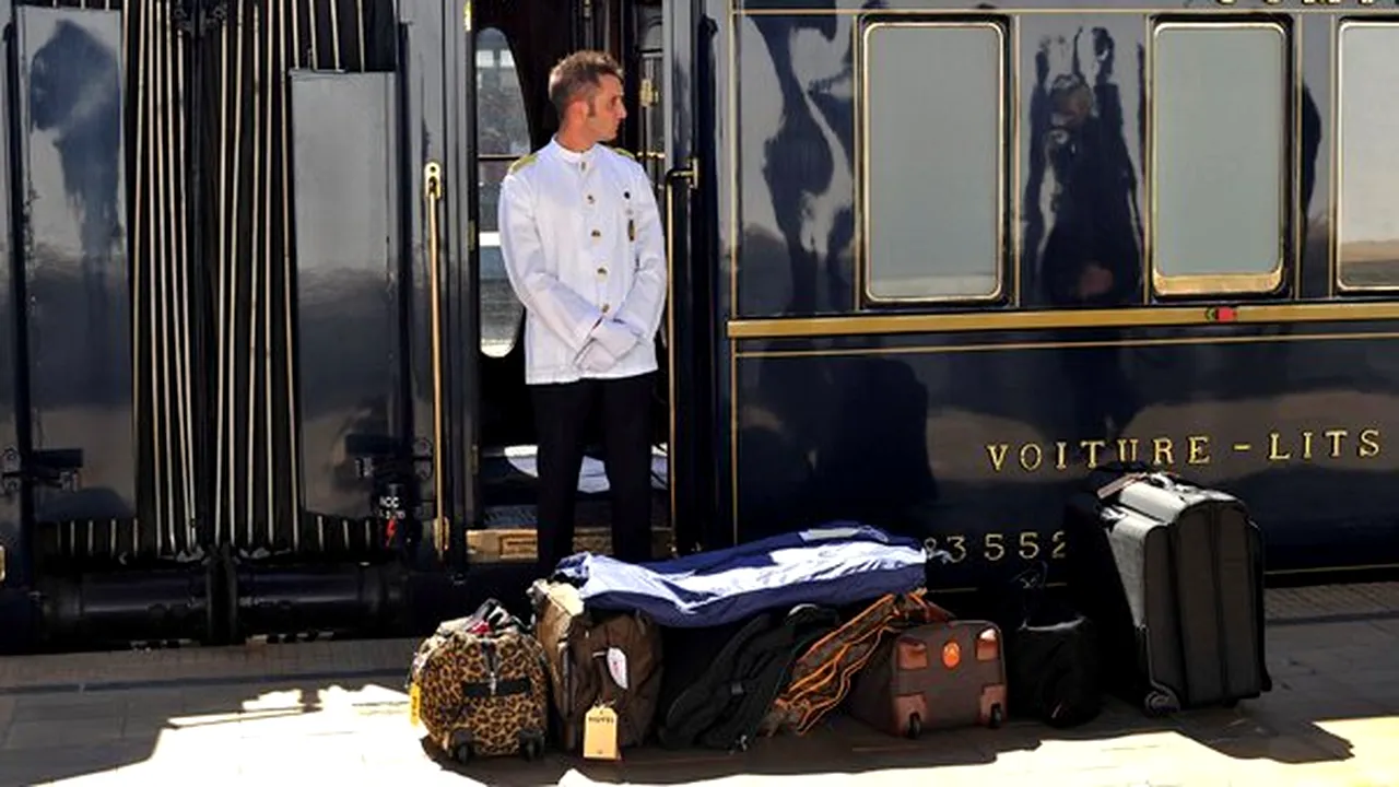 GALERIE FOTO: Celebrul Orient Express a ajuns la Bucureşti