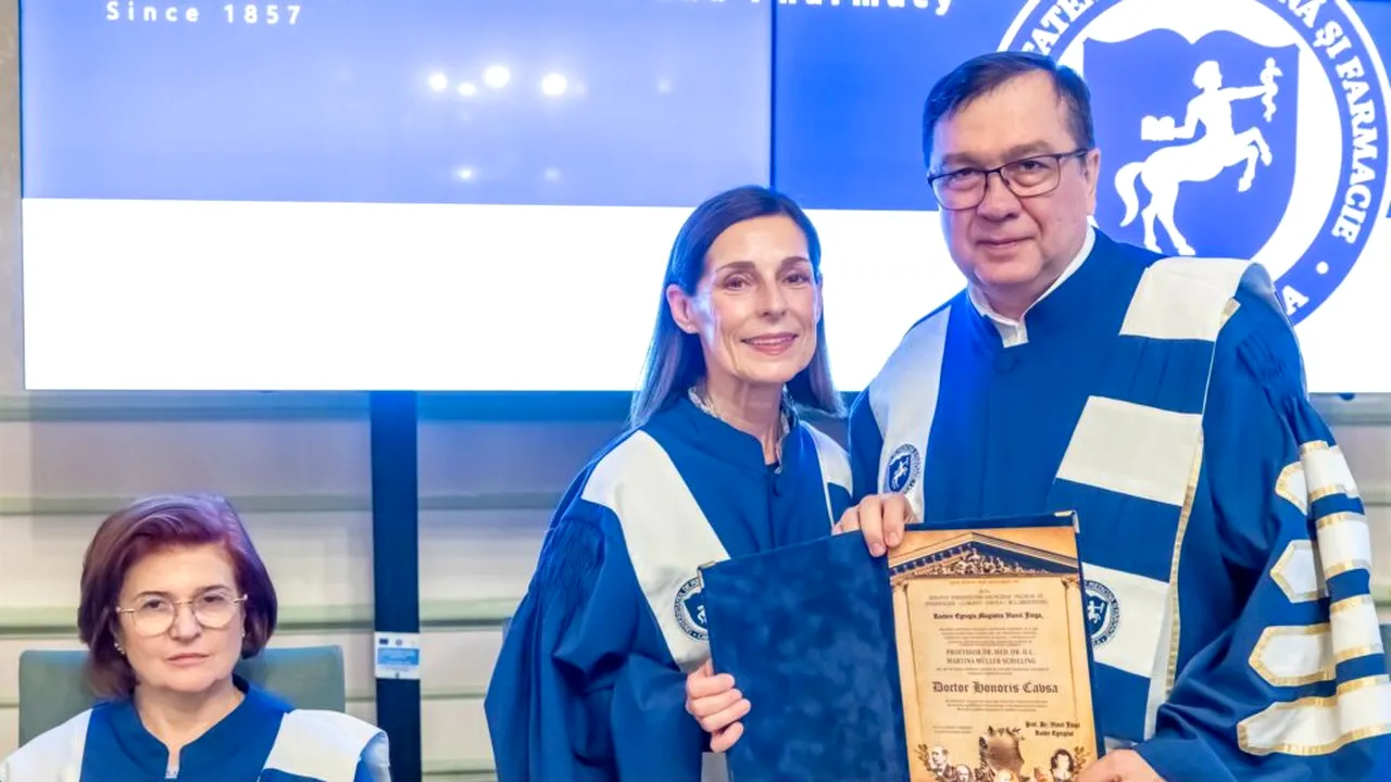 Una dintre cele mai importante specialiste în gastroenterologie din Europa, premiată de UMF „Carol Davila”