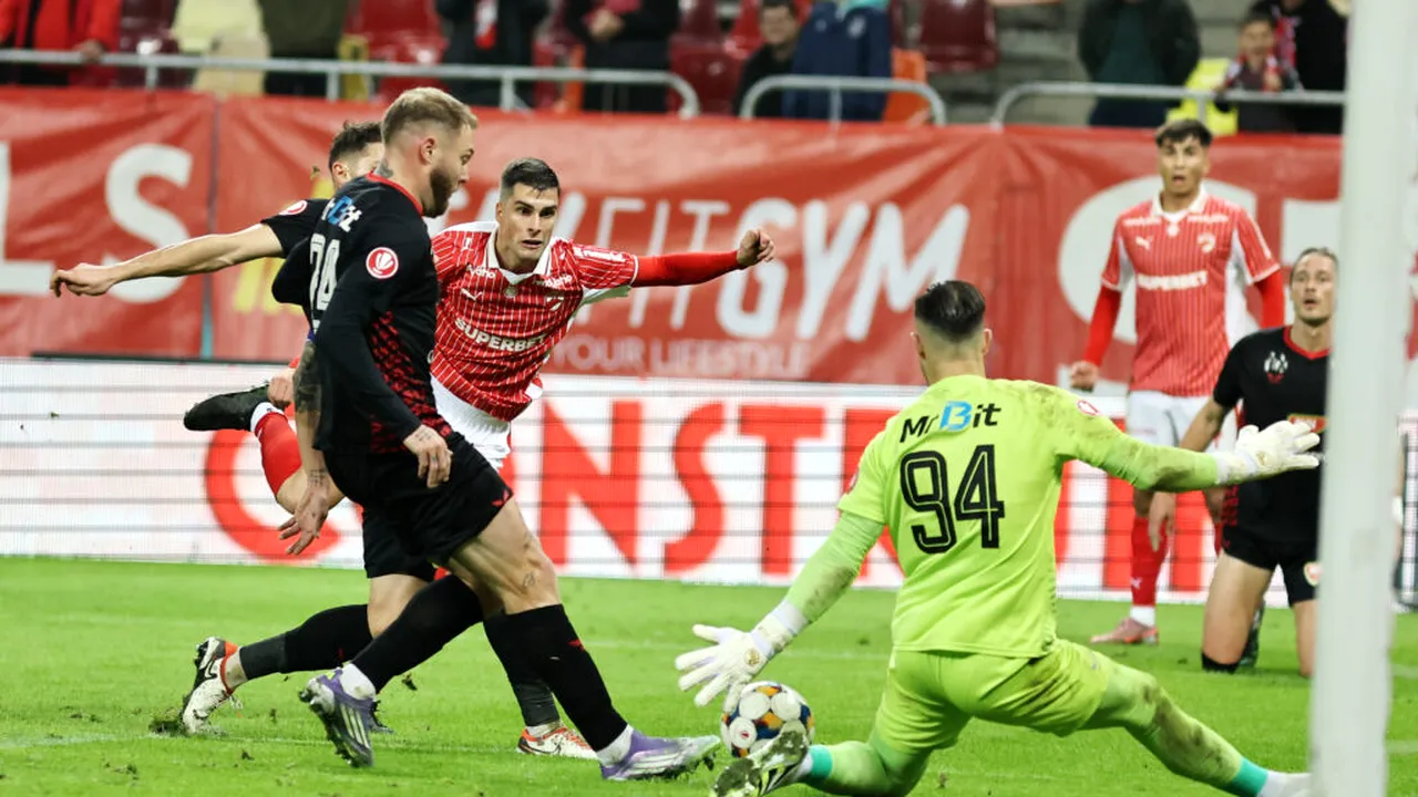 Dinamo a învins pe Csikszereda cu scorul de 4-0 în etapa a 16-a din Superliga
