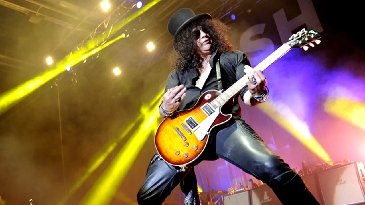 INTERVIU: Slash, despre show-ul din Bucureşti: Să vedem ce scoatem din pălărie
