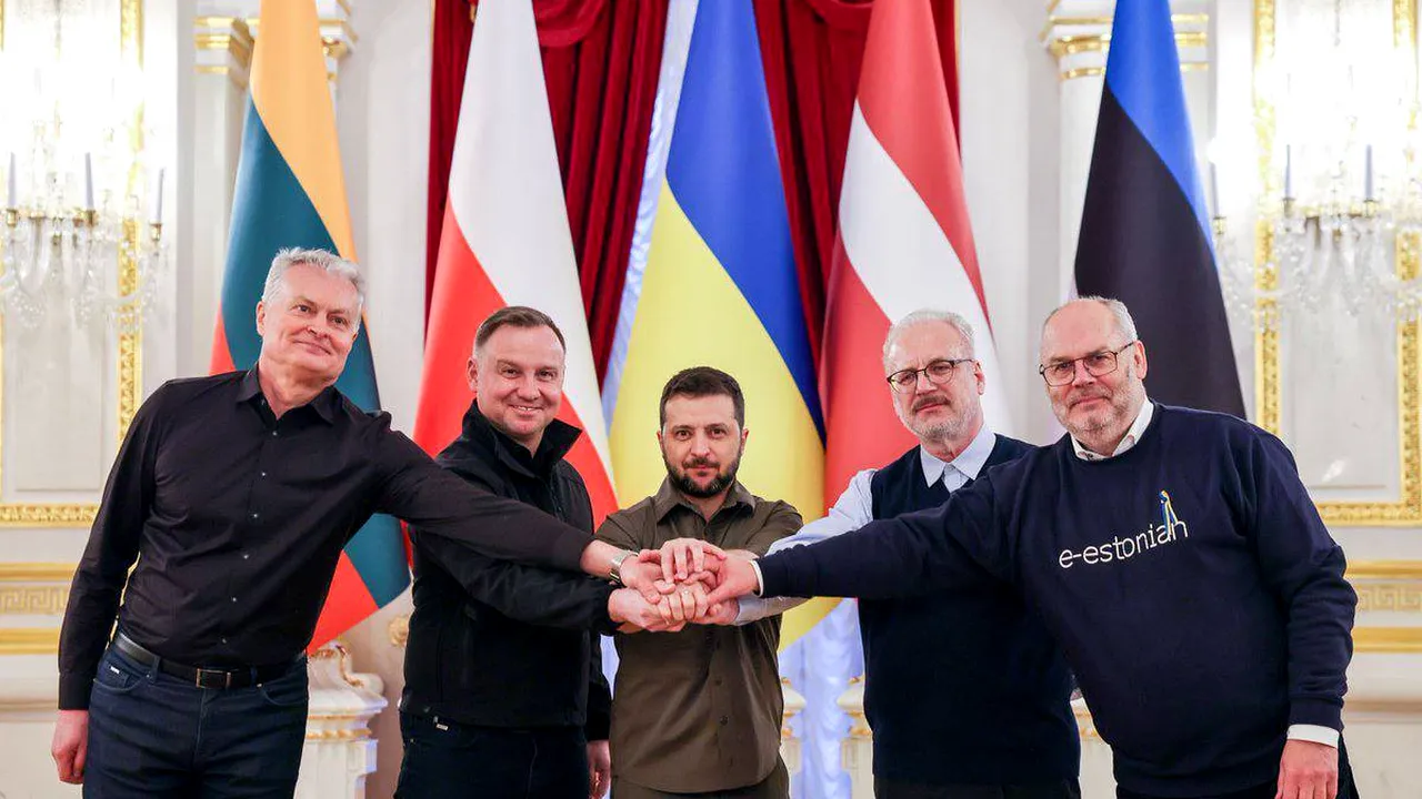Polonia, Estonia, Lituania şi Letonia, alături de Ucraina 