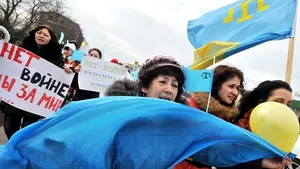 Un reprezentant al tătarilor din Crimeea, în vizită la Moscova