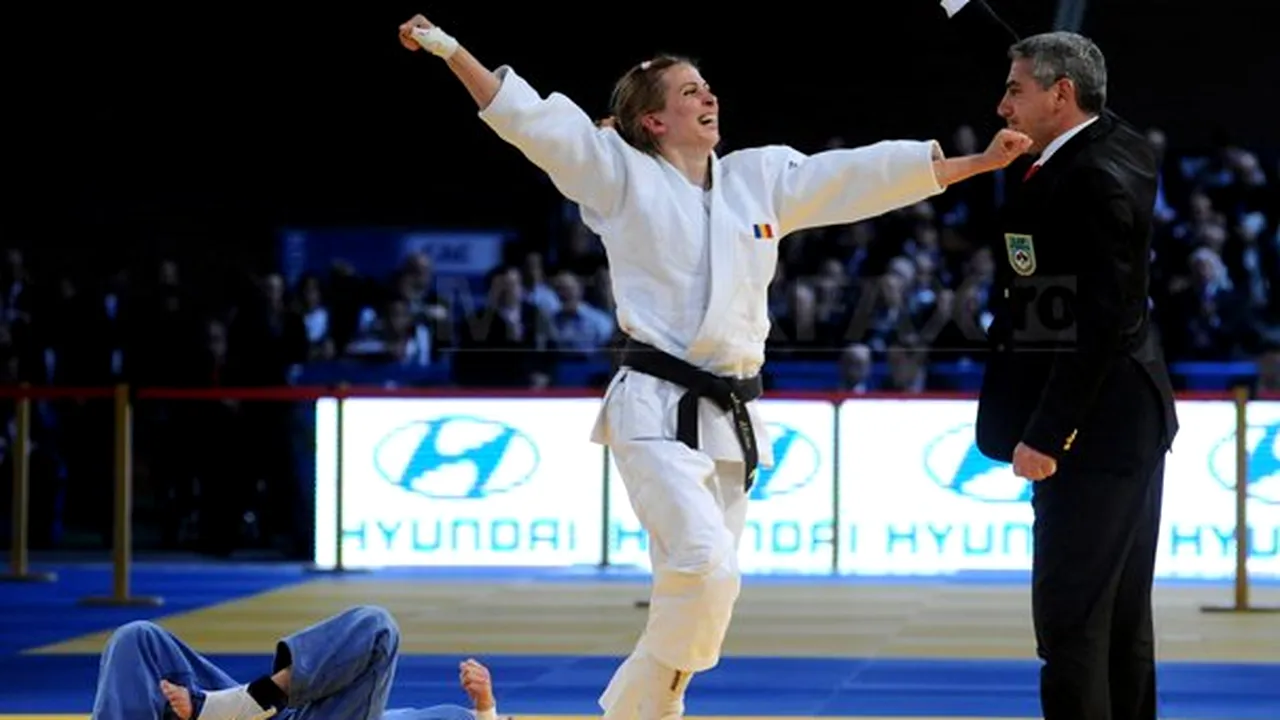 Alina Dumitru, medaliată cu aur la Campionatele Europene de judo