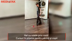 Nu uita de sportul preferat, chiar dacă eşti în izolare: Hai cu rolele prin casă! Cursuri în pijama pentru părinţi şi copii