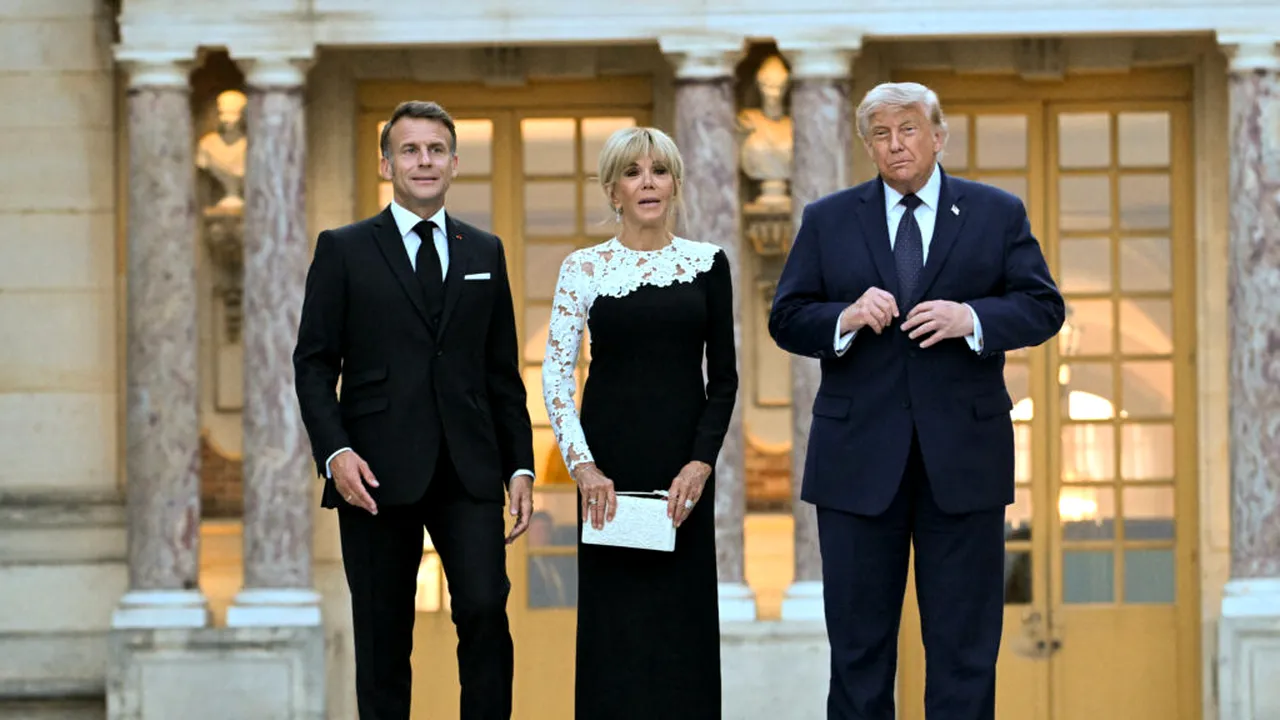 Cina la Versailles: Trump îl laudă pe Macron „care nu va mai fi mult timp prin preajmă”