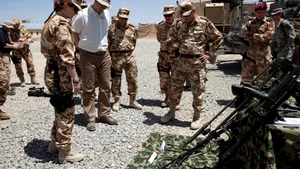 Ponta i-a vizitat marţi dimineaţă pe militarii români aflaţi în Zabul, apoi a mers la Kandahar