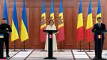 Maia Sandu: România, Republica Moldova și Ucraina trebuie să lege energia, apele și porturile. „Prutul și Nistrul sunt resursele noastre comune”