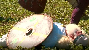 Lupte daco-romane. Mii de oameni au asistat la reproducerea unei bătălii, la Cucuteni, considerată Sarmisegetuza Moldovei