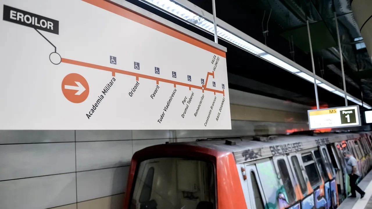 Se inaugurează Metroul din Drumul Taberei. Magistrala M5 se deschide marţi, 15 septembrie, în prezenţa lui Iohannis 