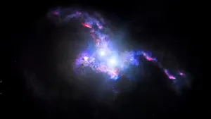 Hubble a surprins două quasare situate la 10 miliarde de ani lumină depărtare de noi
