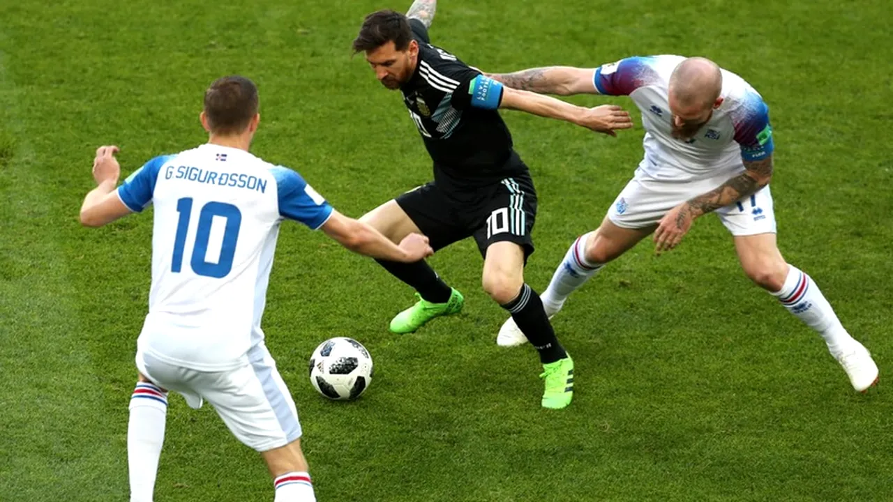 CM 2018 Primul şoc din Rusia: Argentina - Islanda 1-1. Messi a ratat un penalty şi e ironizat din plin pe internet