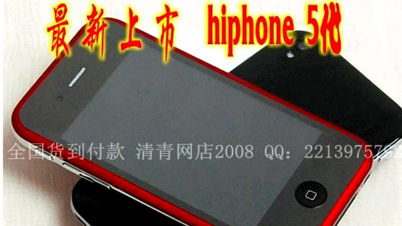 Falsuri chinezeşti de iPhone 5, scoase pe piaţă înainte ca Apple să lanseze modelul original