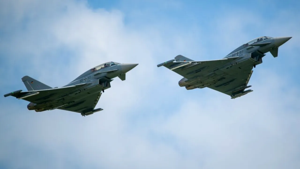 Avioane de vânătoare italiene vs. avioane militare rusești. Ce-i transmite Meloni lui Putin
