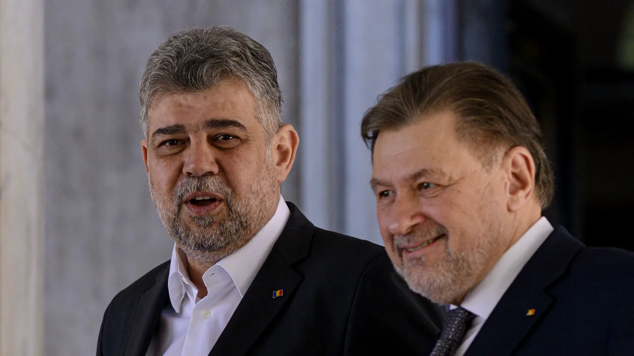 Marcel Ciolacu şi Alexandru Rafila, în vizită la spitalul unde este internat Florin Piersic