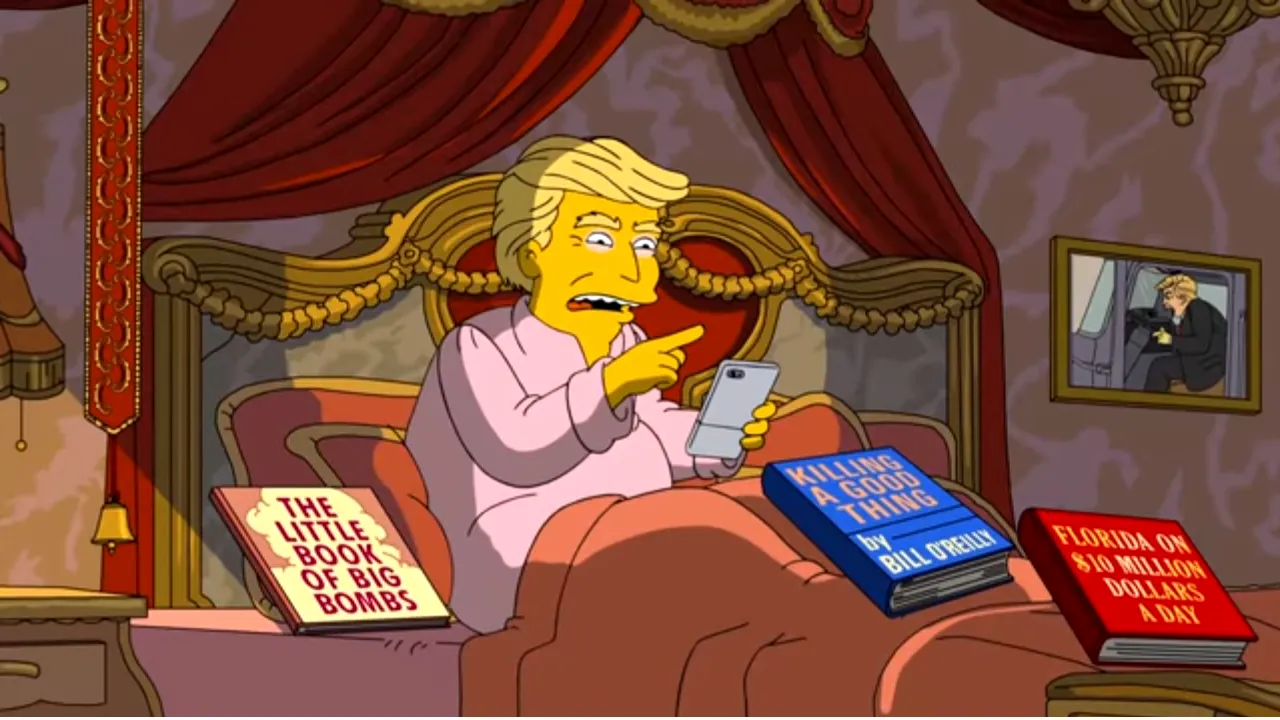 VIDEO The Simpsons parodiază primele 100 de zile din mandatul lui Donald Trump printr-o scurtă animaţie îndrăzneaţă şi plină de umor