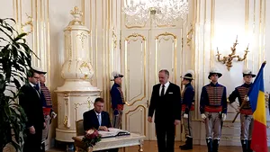 Preşedintele Slovaciei laudă lupta anticorupţie din România, cerându-i lui Iohannis expertiză