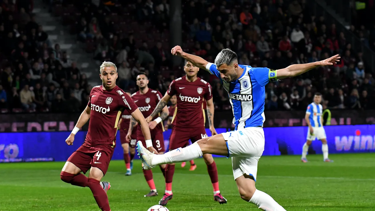 CFR Cluj – Universitatea Craiova, scor 1-1