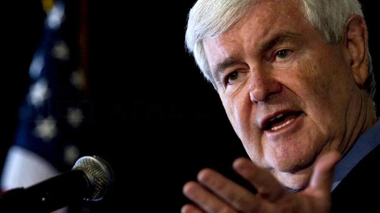 Sponsorul campaniei lui Newt Gingrich anunţă că republicanul se află la finalul cursei