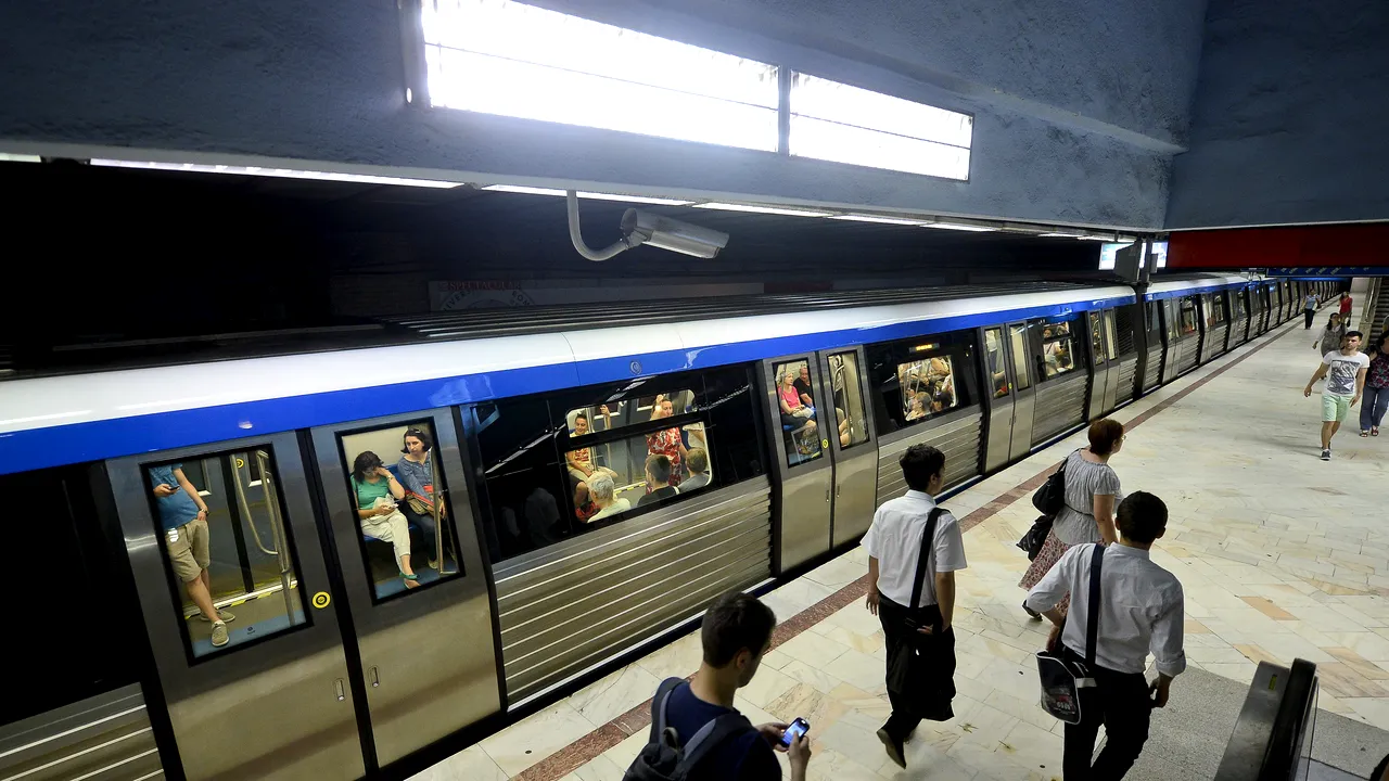 Timpul de aşteptare la metrou, neschimbat de cinci ani. Numărul mediu zilnic de călători a crescut cu 8,4%, iar la Aurel Vlaicu, staţia corporatiştilor, cu 50%