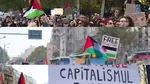 Controversă după manifestația împotriva violenței asupra femeilor. Participanți nemulțumiți după ce steagurile Palestinei au fost aduse la manifestație: „Dacă știam acest lucru, nu mai veneam” / Dezbateri intense și pe rețelele de socializare