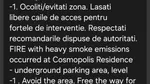 Incendiu major la o parcare subterană în Ștefăneștii de Jos. A fost emis mesaj RO-Alert