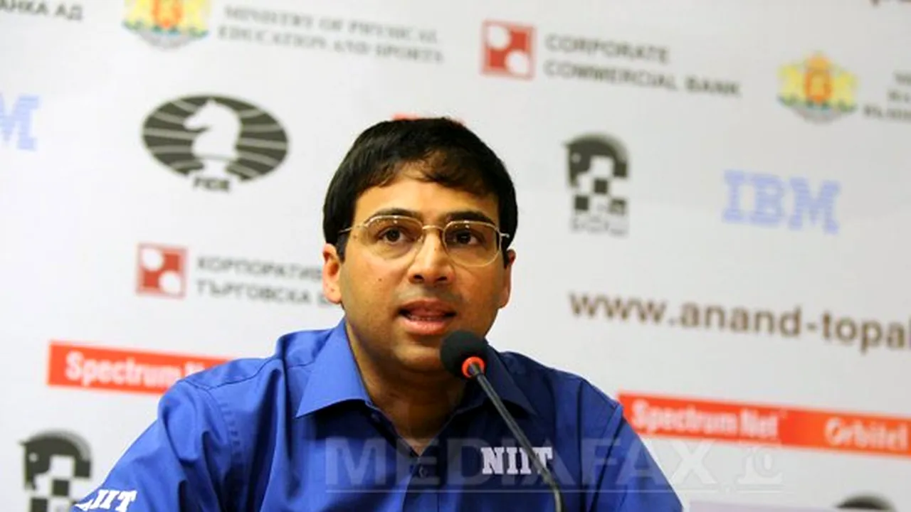 Indianul Viswanathan Anand şi-a păstrat titlul de campion mondial la şah