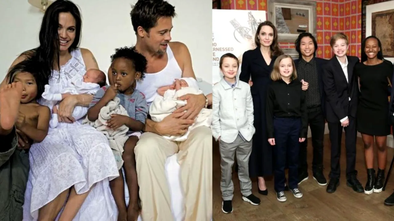 FOTO: Iată cât de mult s-au schimbat copiii lui Brad Pitt şi Angelina Jolie 