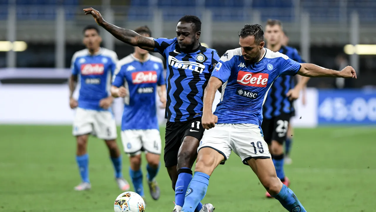 Napoli, eşec în deplasarea cu Inter. Echipa lui Gattuso a pierdut cu 2 la 0