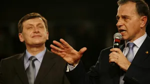 Romania's Geoana: Together We Have Won