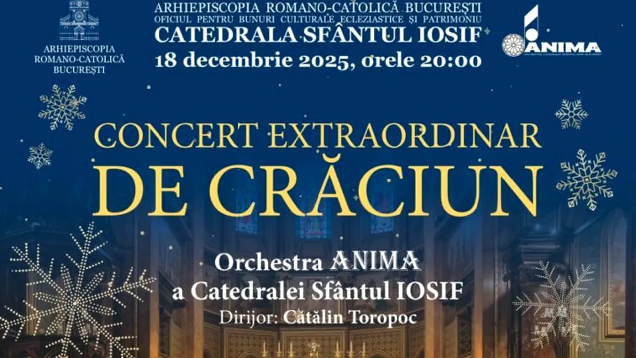 „Jesus Christus, Dominus Noster” – Concertul Extraordinar de Crăciun al Catedralei „Sfântul Iosif”