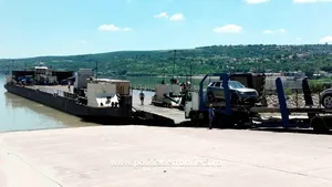 Cursa de bac Călărași – Ostrov (Silistra), suspendată temporar din cauza nivelului scăzut al Dunării