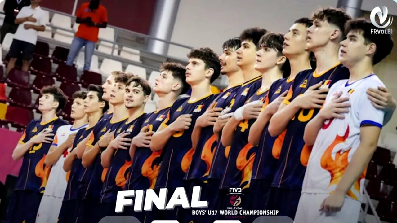 România se oprește în sferturile de finală la Campionatul Mondial U17 de volei masculin
