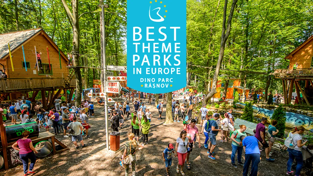 Dino Parc Râşnov, pe locul 3 în Europa în topul celor mai populare parcuri de distracţii