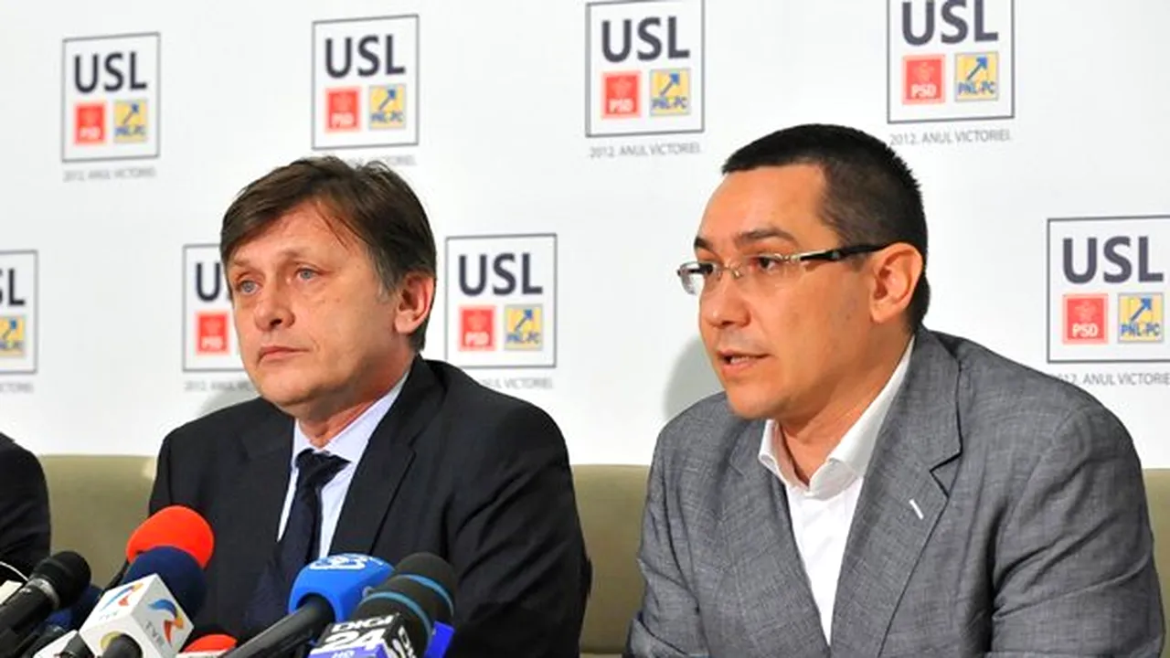 ALEGERI LOCALE 2012: Ponta şi Antonescu i-au felicitat pe candidaţii USL care au câştigat alegerile