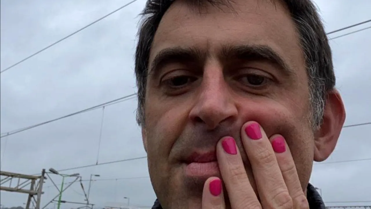 Ronnie O`Sullivan va juca la English Open cu unghiile vopsite roz, în semn de solidaritate cu femeile bolnave de cancer la sân