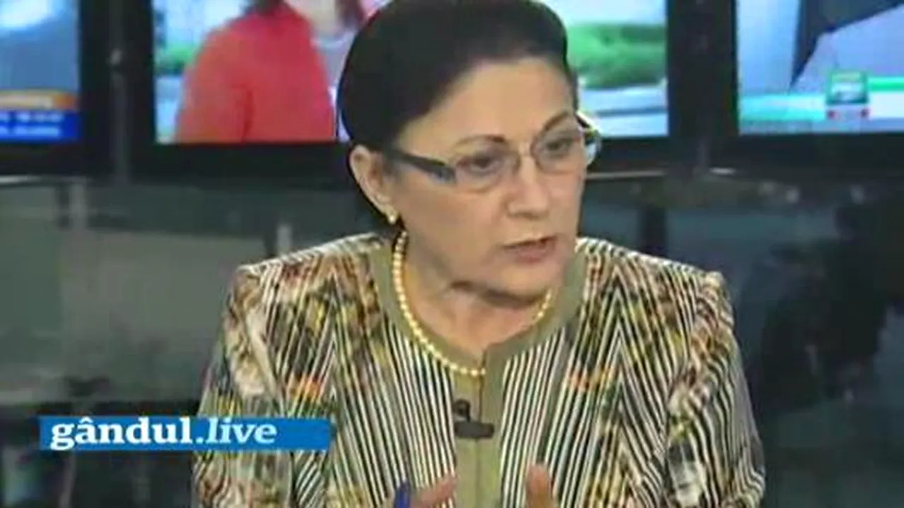 Violenţa în şcoli - Dezbatere Gândul LIVE, invitat special: Ministrul Educaţiei, Ecaterina Andronescu