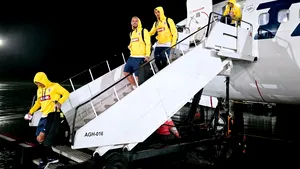 Naţionala României a ajuns în Lituania, pentru meciul de marţi din Liga Naţiunilor