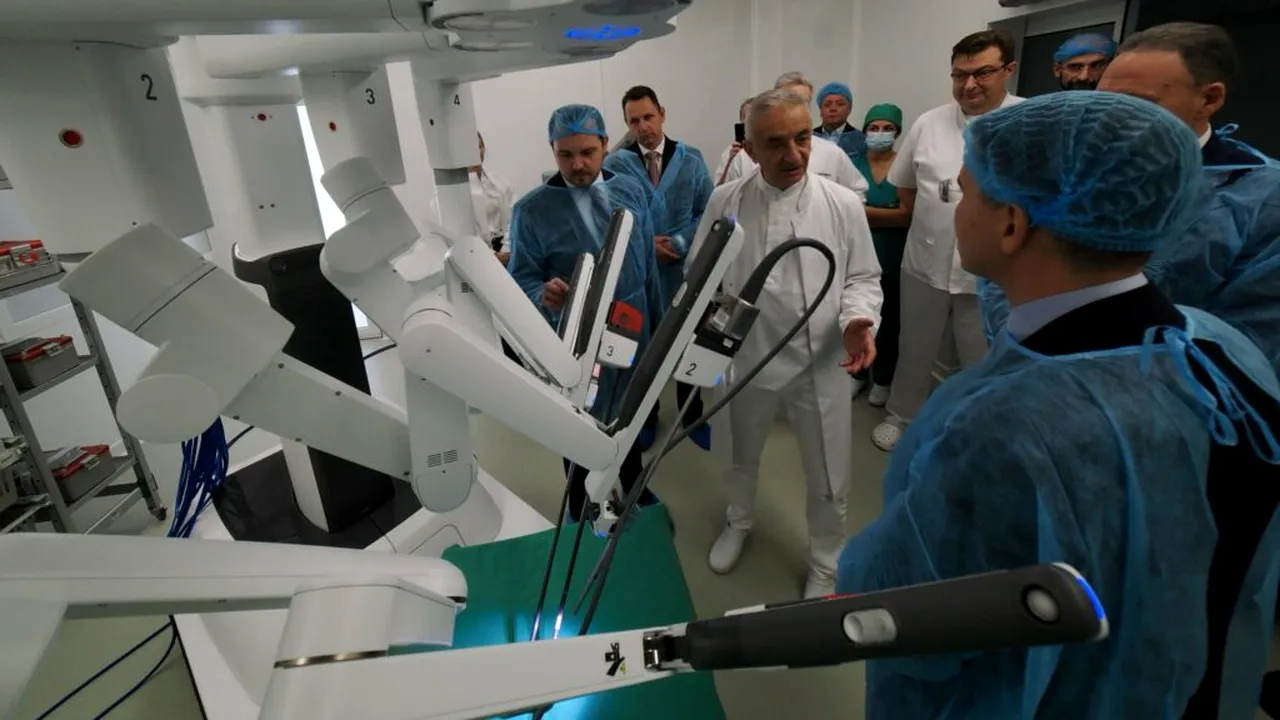 Spitalul Municipal Cluj folosește pentru prima dată un robot chirurgical