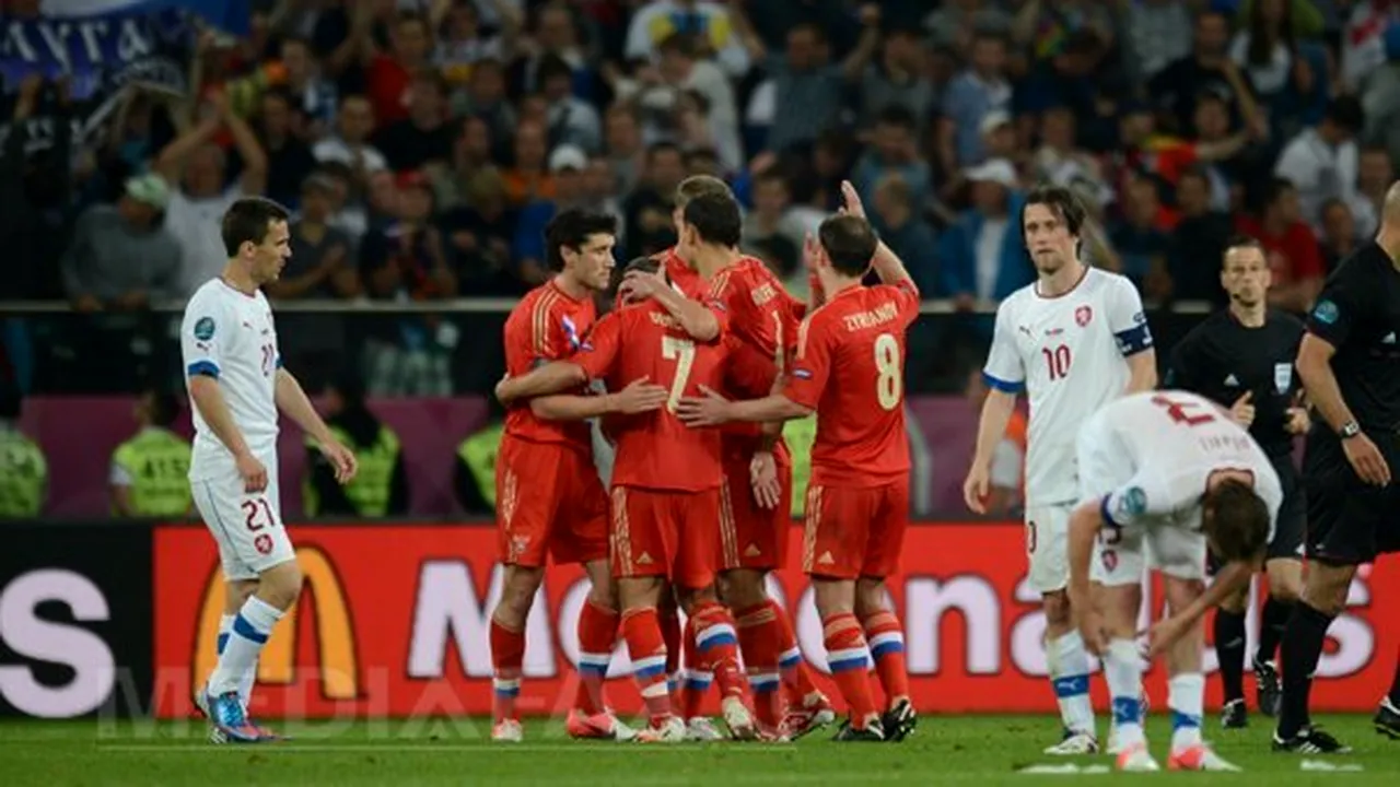 Euro-2012: Suporterii ruşi îi acuză pe stewarzi, după incidentele de la meciul Rusia - Cehia