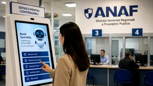 ANAF pregătește „roboței” la ghișee pentru contribuabili. Proiect pilot cu terminale digitale în București