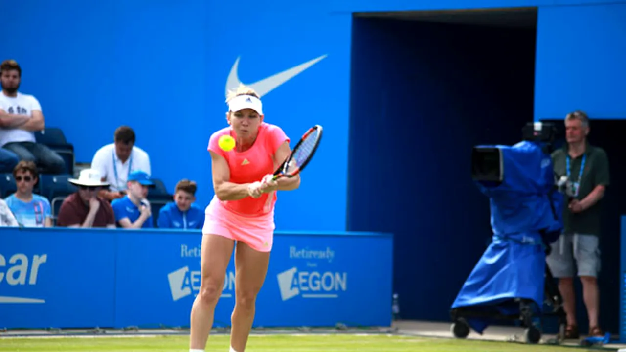 Simona Halep s-a retras de pe tabloul de dublu de la Birmingham