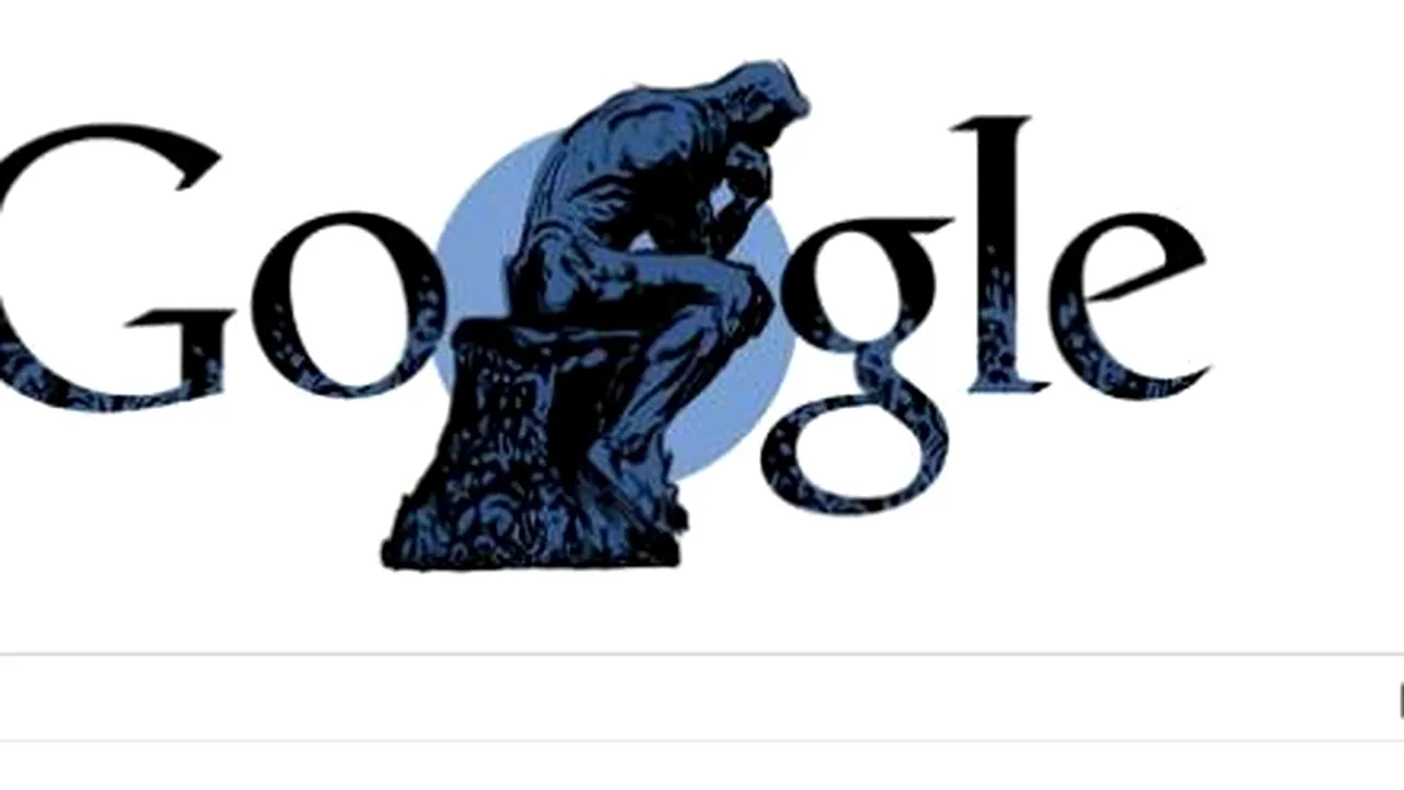 AUGUSTE RODIN, sărbătorit de GOOGLE, luni, la 172 de ani de la naşterea sa