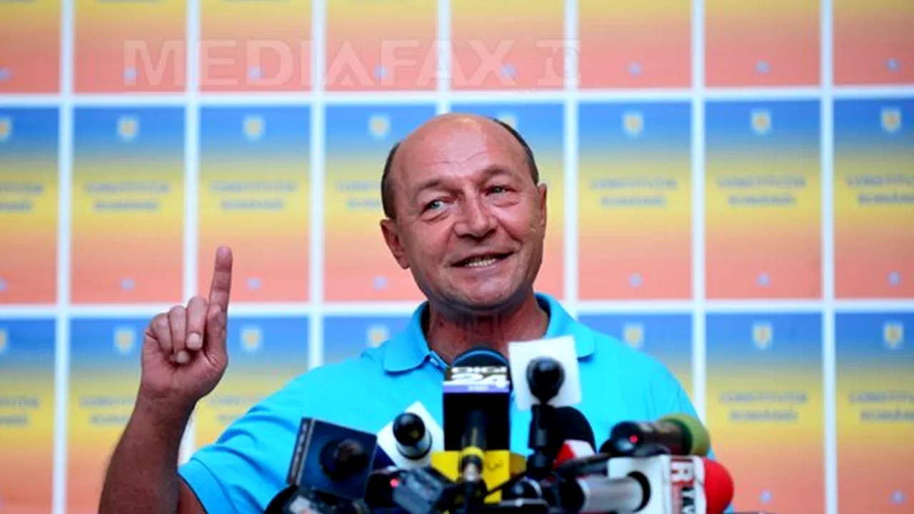 Băsescu, la prima conferinţă de presă după suspendare: Cer celor care mă sprijină victoria în referendum. Obiectivul meu e să câştig referendumul