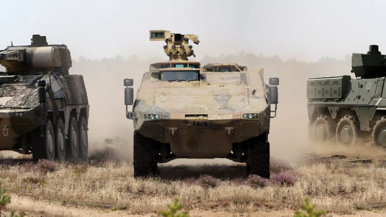 Armata germană vrea să comande 100 de vehicule blindate -surse-