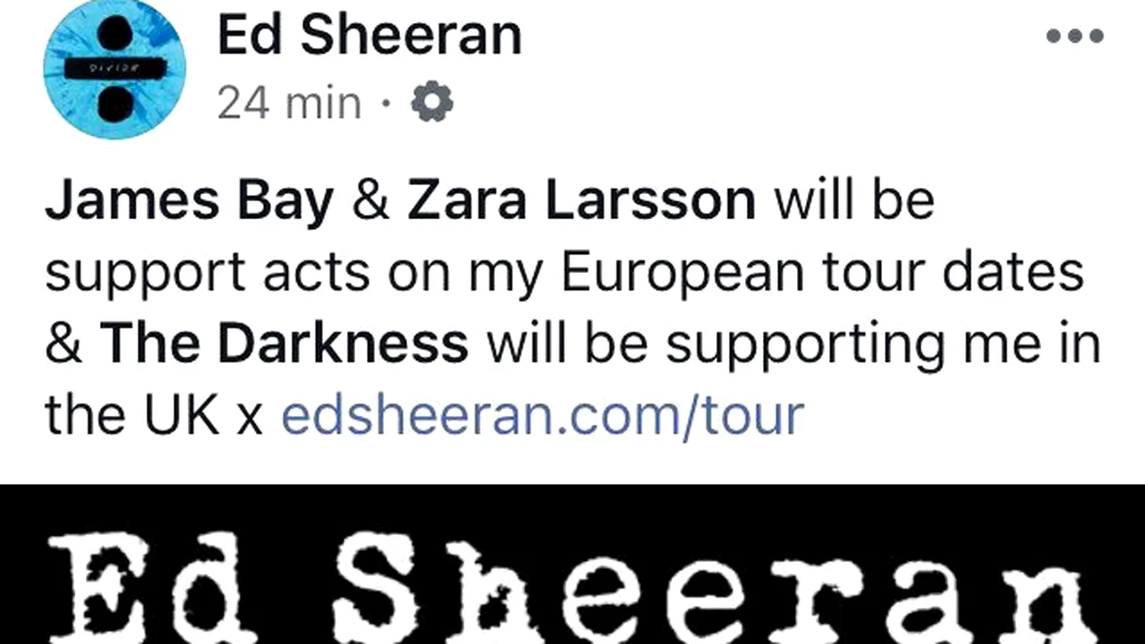 James Bay şi Zara Larsson deschid concertul din Bucureşti al lui Ed Sheeran