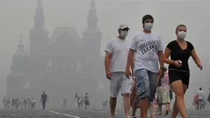 Moscova, acoperită din nou de fumul provenit de la incendii