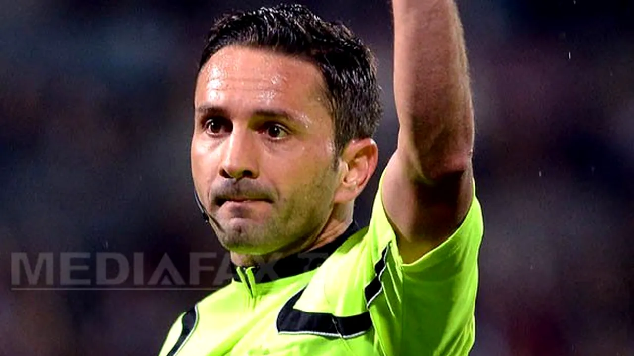 Sebastian Colţescu, promovat în categoria a 2-a de Comisia de Arbitri a UEFA