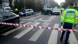 Un şofer, care a provocat un accident grav în centrul Bucureştiului, s-ar fi sinucis