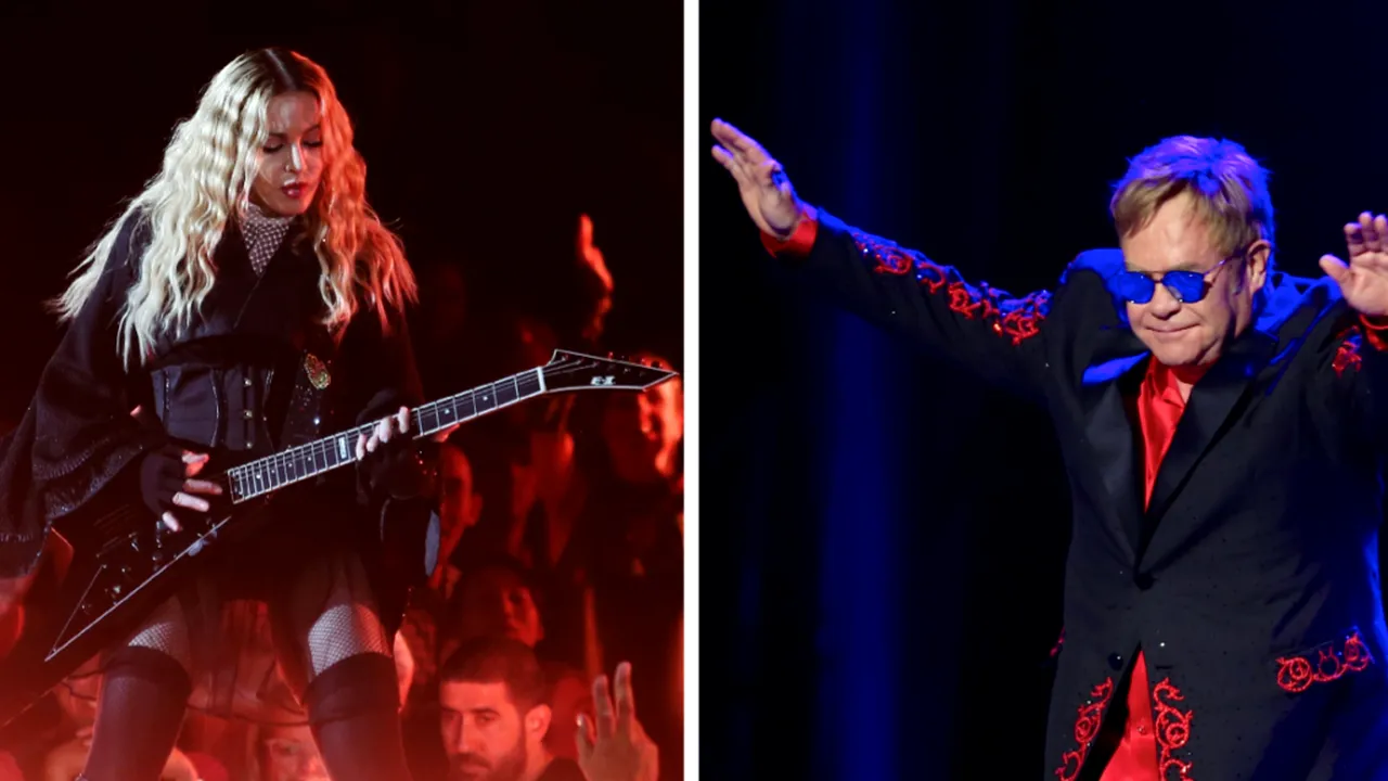 S-au împăcat după două decenii! Madonna și Elton John au făcut anunțul